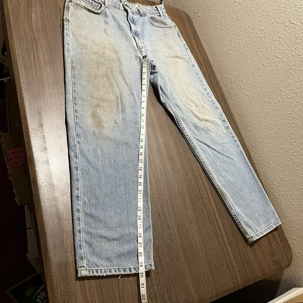 Vintage Levis Jeans USA 90s Distressed 36x30 Baggy Levi USA 550 loose wide leg